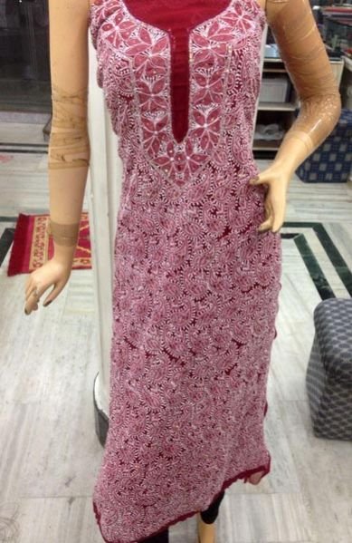 Unstitched Chikan Suit 02