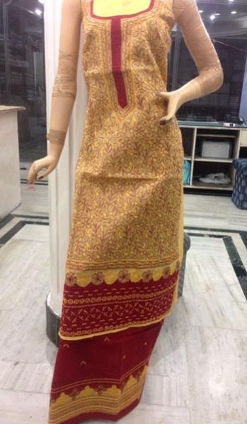 Unstitched Chikan Suit 05