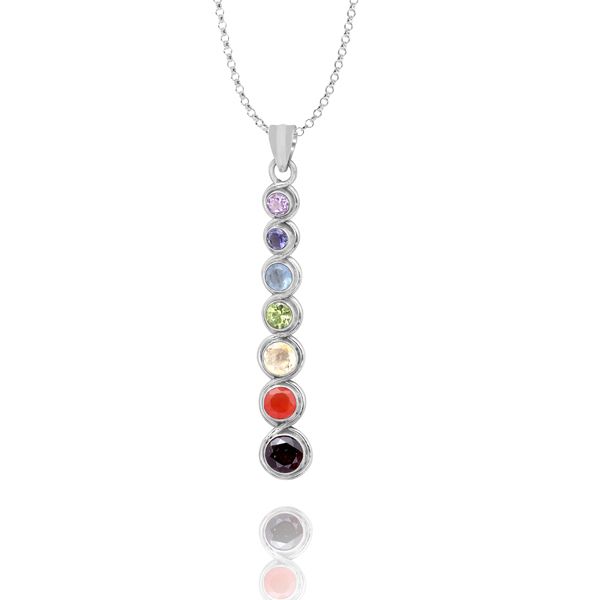 002510605 Silver Gemstone Pendant