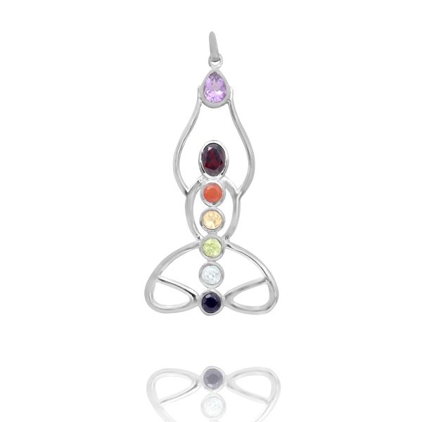 002710855 Silver Gemstone Pendant
