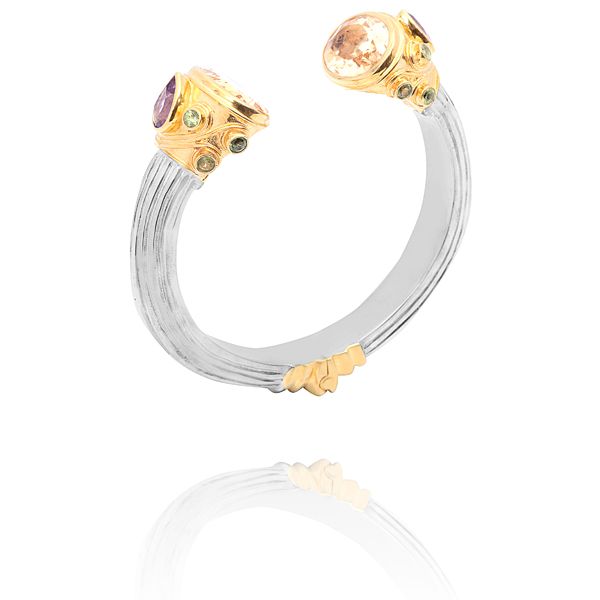 013116501 Silver Gemstone Bracelet