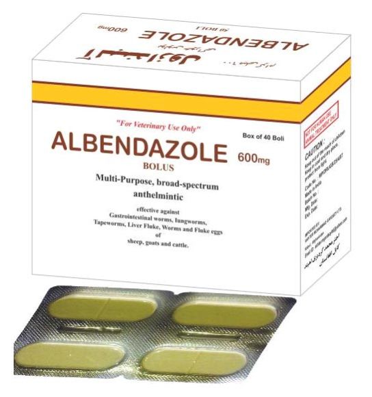Albendazole Bolus (600mg)