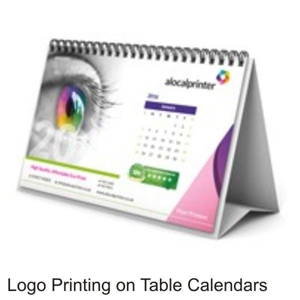Logo Printing on Table Calendars