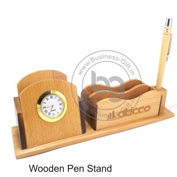 Wooden Pen Stand