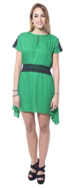 Ladies One Piece Dress (TUC4003 Green)
