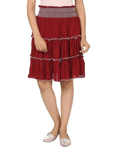 Ladies Skirts (SKT9001 Maroon)