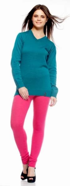 Legging Woolen Dark Pink