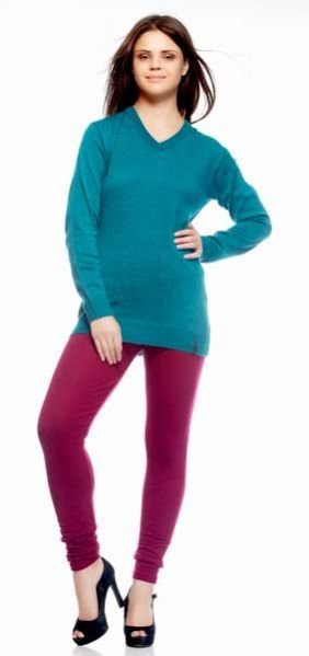 Legging Woolen Purple