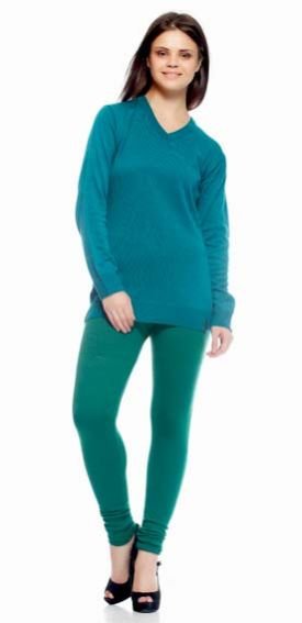 Legging Woolen Turquoise