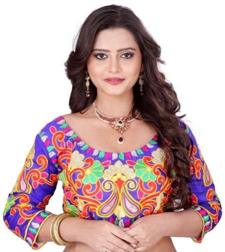 Machine Embroidered Blouses (FX012)