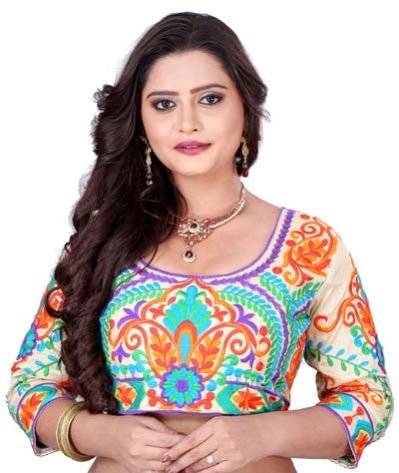 Machine Embroidered Blouses (FX013)