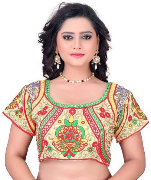 Machine Embroidered Blouses (FX024)