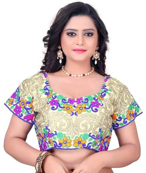 Machine Embroidered Blouses (FX033)