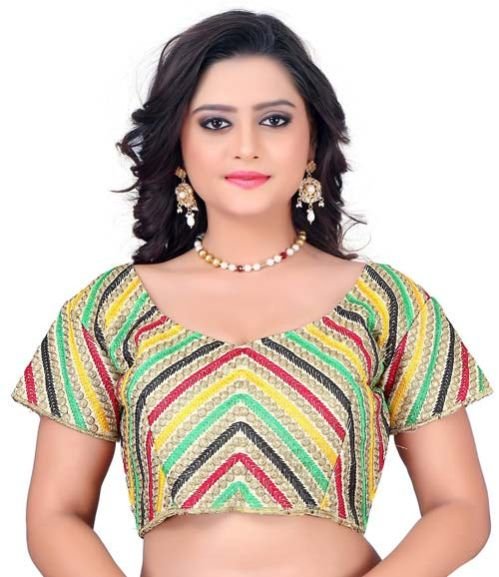 Machine Embroidered Blouses (FX037)