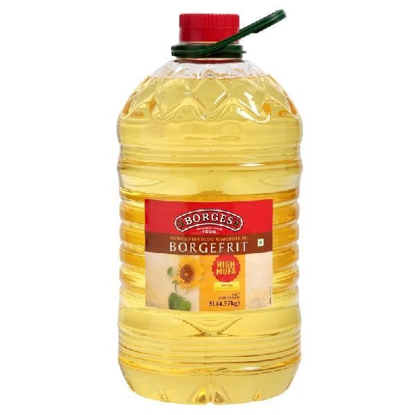 5 L Borges Borgefrit Refined High Oleic Sunflower Oil  01