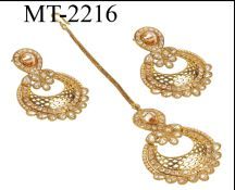 Polki Maang Tikka Set (MT-2216)