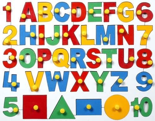 Alphabets and Numbers Tray (WTAN04)