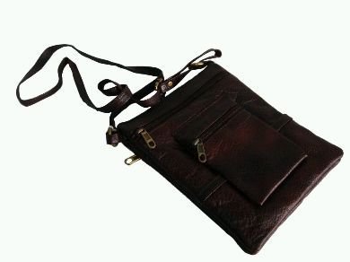 Leather Messenger Bag 03