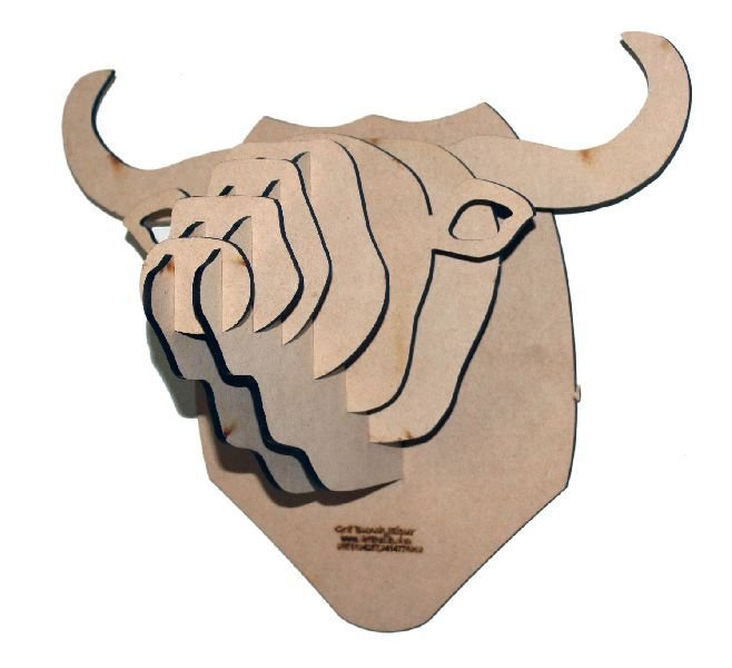 Wall Mounted Animal Head (H009)