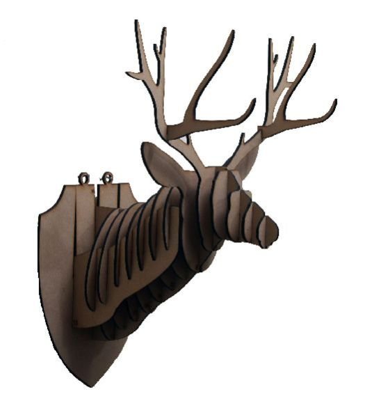 Wall Mounted Animal Head (H-004)