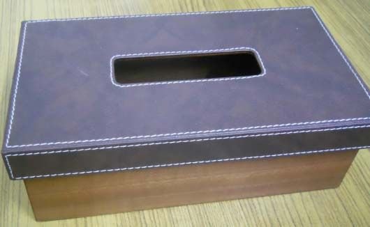 Leather Tissue Box 03