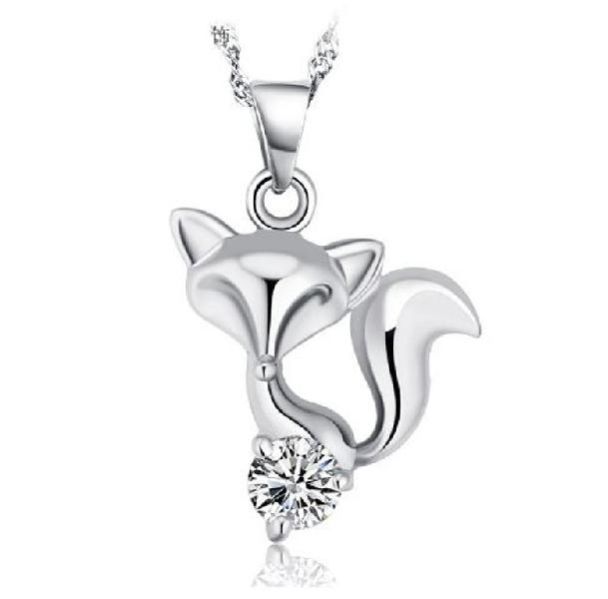 White Gold Diamond Pendant 03