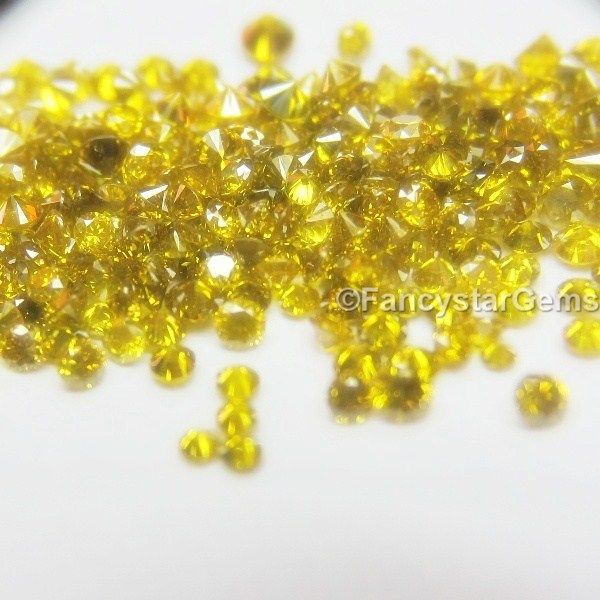 Yellow Color Loose Diamond 10