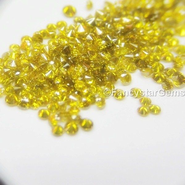 Yellow Color Loose Diamond 11