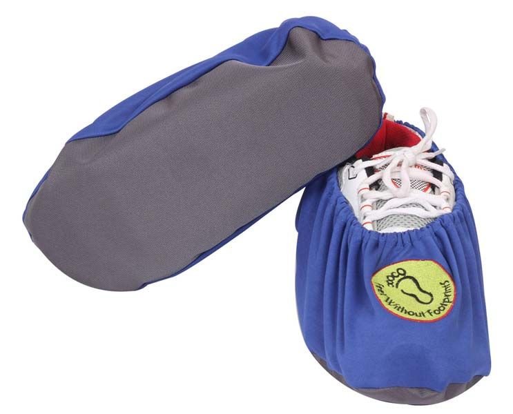 Blue Reusable Shoe Covers 02