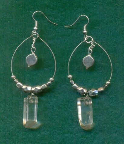 FJ-SER0# 30338 Stone Earrings