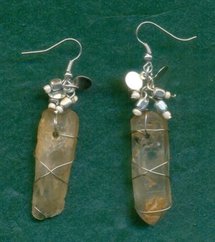FJ-SER0# 30339 Stone Earrings