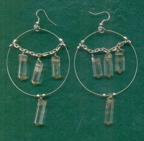 FJ-SER0# 30341 Stone Earrings