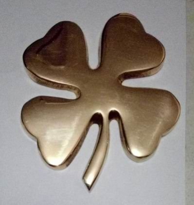 Brass Big Flower Paperweight