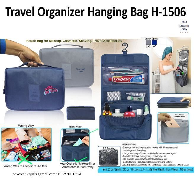 H-1506 Travelling Hanging Bag cum Pouch