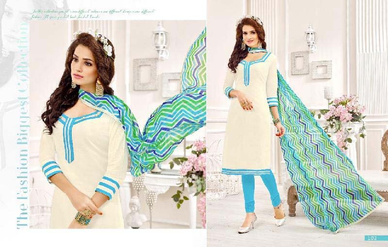 Cotton Churidar Suit Material (102)