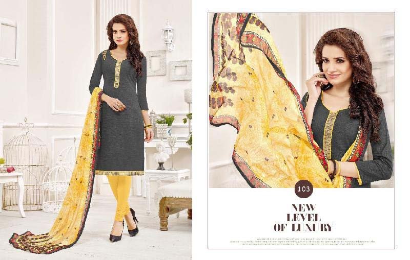 Cotton Churidar Suit Material (103)