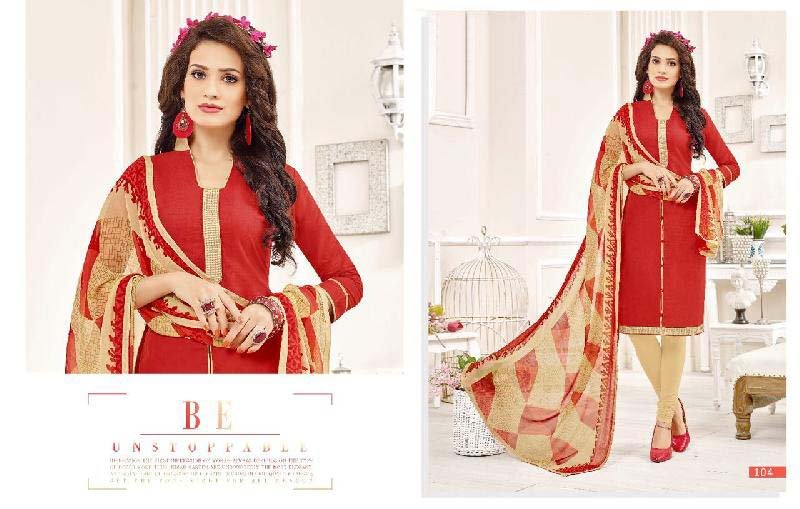 Cotton Churidar Suit Material (104)