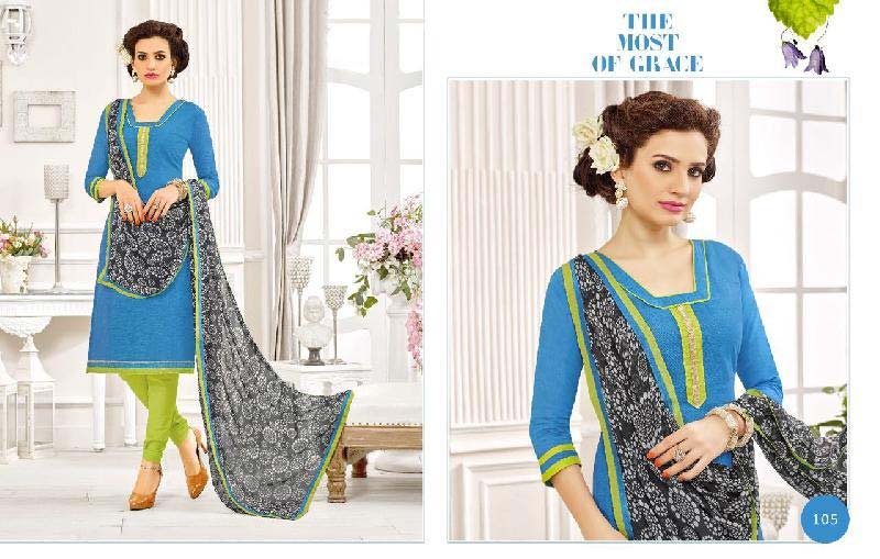 Cotton Churidar Suit Material (105)