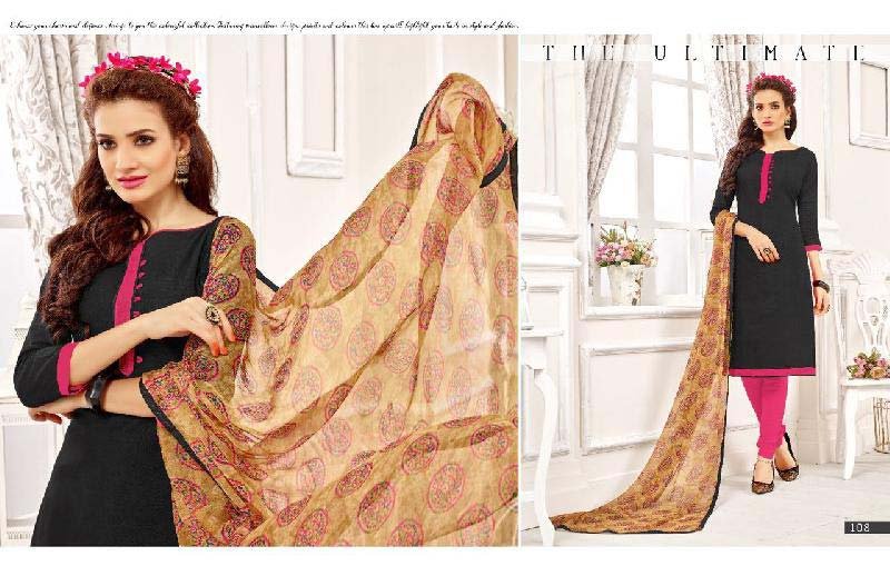 Cotton Churidar Suit Material (108)