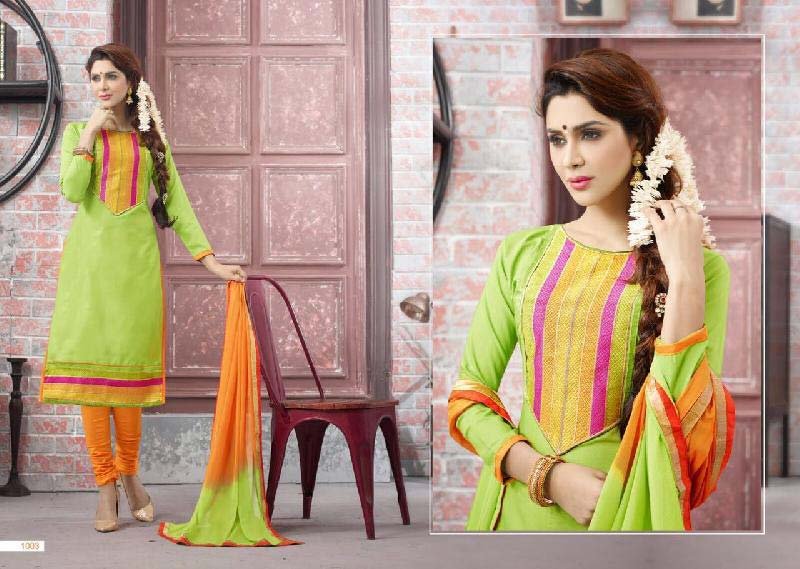 Cotton Churidar Suit (1003)