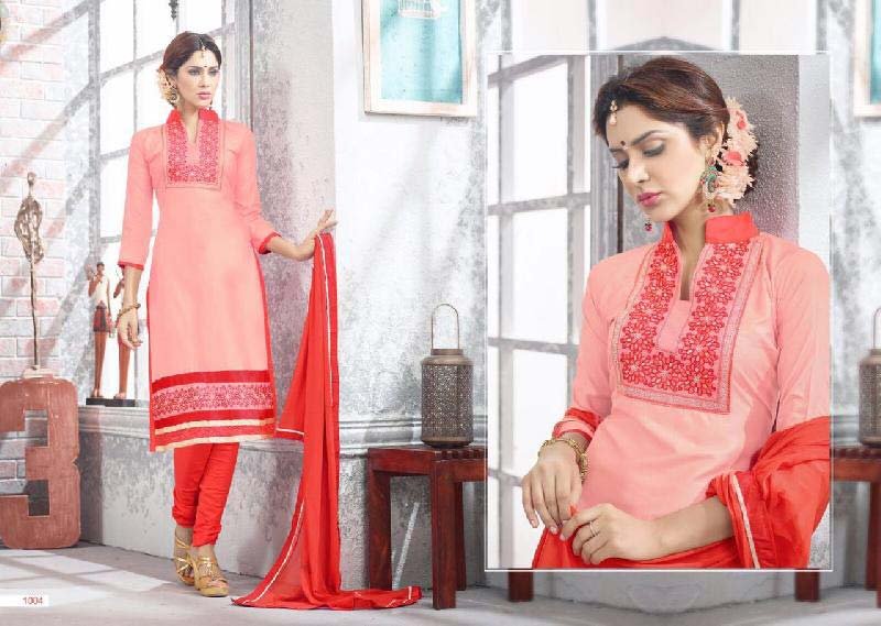 Cotton Churidar Suit (1004)