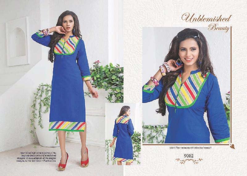 Designer Cotton Kurti (9002)