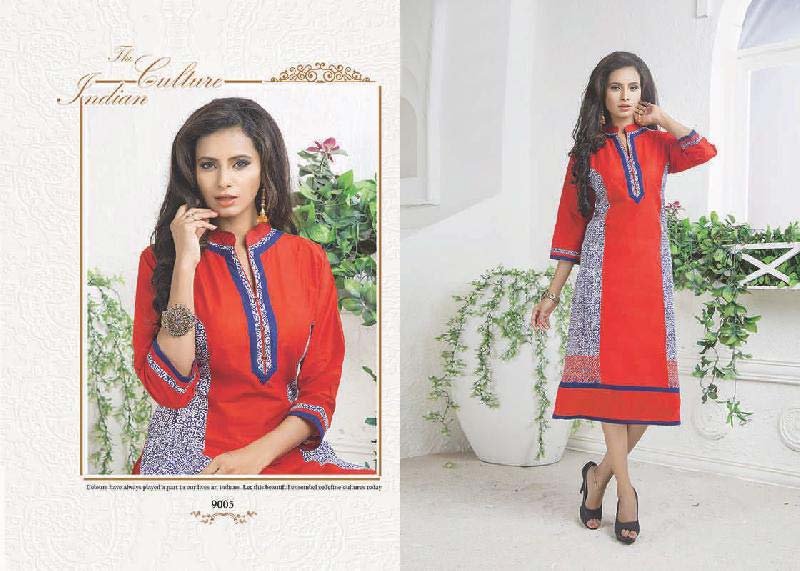 Designer Cotton Kurti (9005)