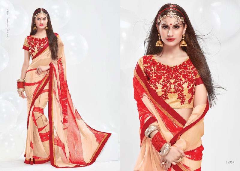 Georgette Saree (1204)