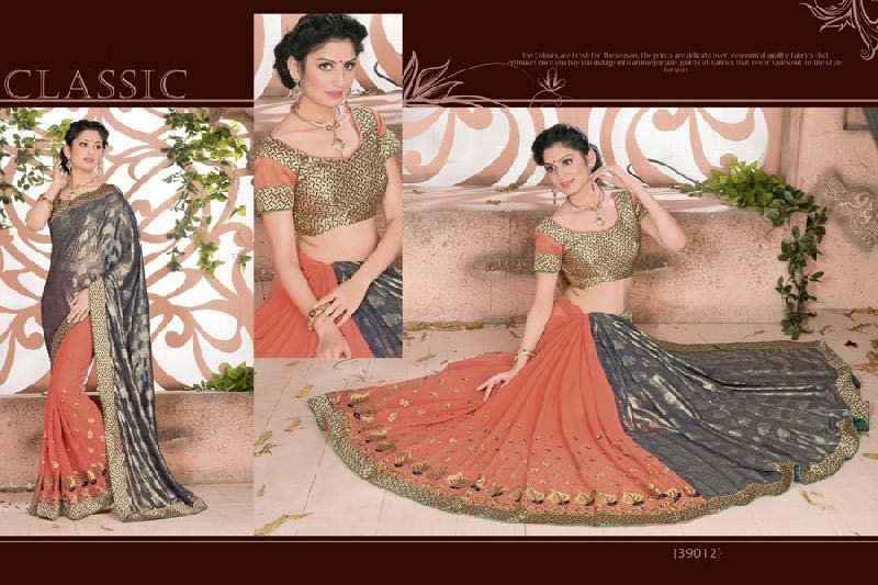 Georgette Saree (39012)