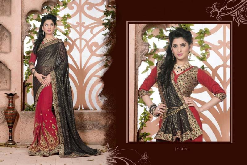 Georgette Saree (39015)