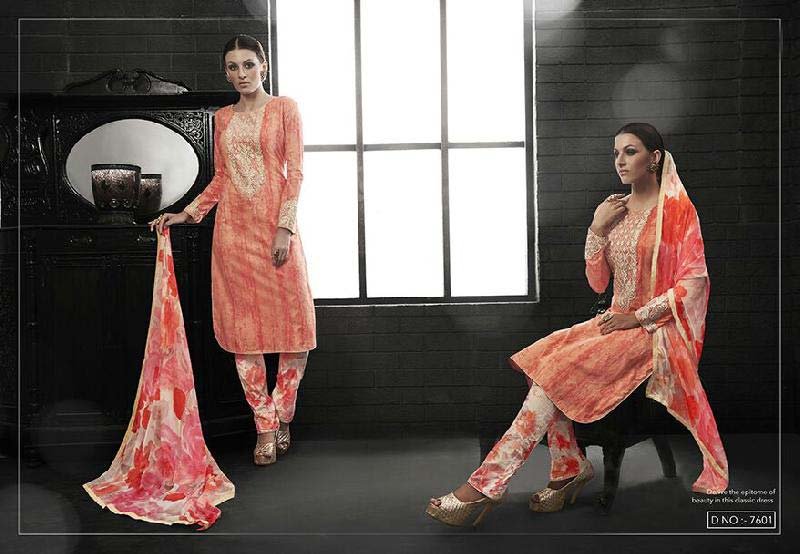 Party Wear Pant Style Suit (7601)