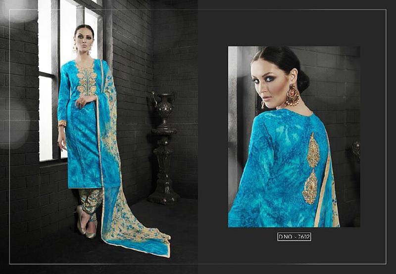 Party Wear Pant Style Suit (7602)