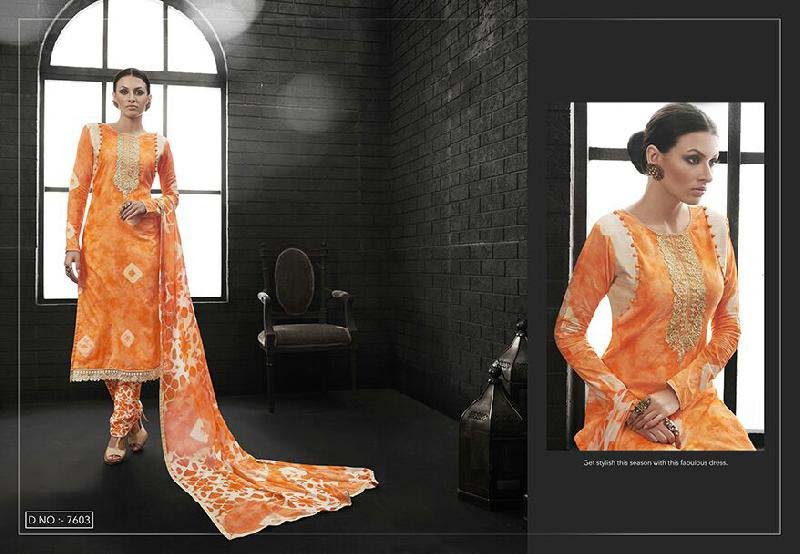 Party Wear Pant Style Suit (7603)