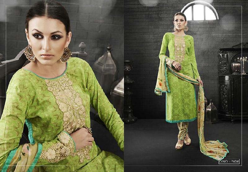 Party Wear Pant Style Suit (7604)